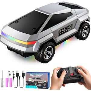 Remote Control Car RC Truck 18KM/H High Speed 1:24 LED Off-Road Monster Truck